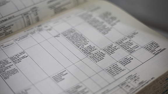 Text only table in Economic Trends